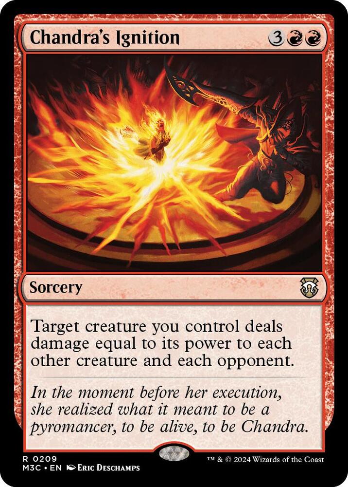 Chandra's Ignition #209 Commander: Modern Horizons 3