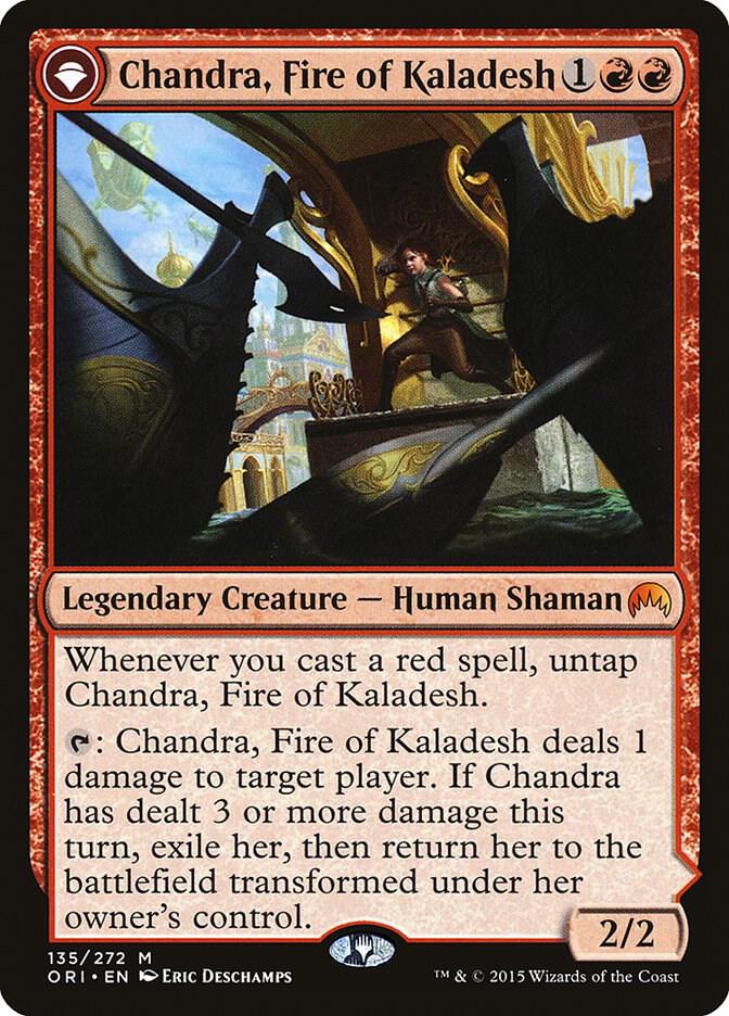 Chandra, Fire of Kaladesh #135 Magic Origins