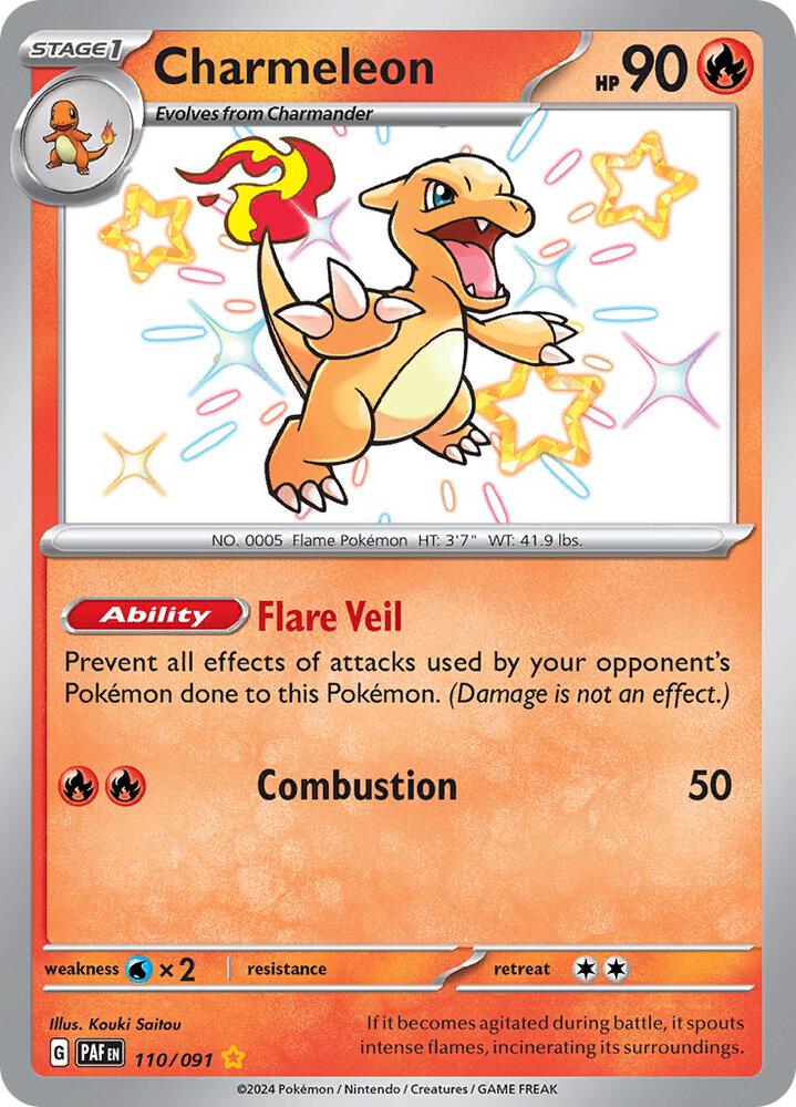 Charmeleon #110 SV: Paldean Fates