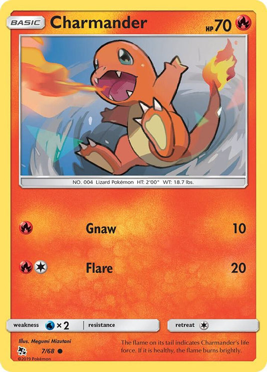 Charmander #7 REVERSE HOLOFOIL Hidden Fates