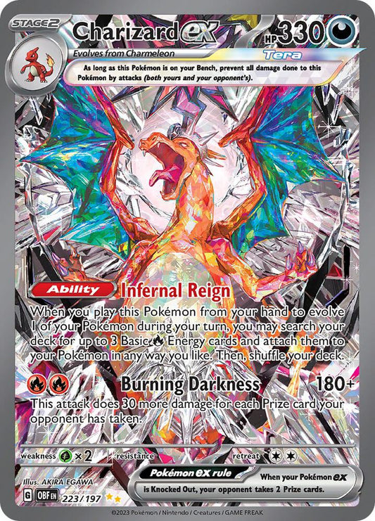 Charizard EX #223 SV03: Obsidian Flames