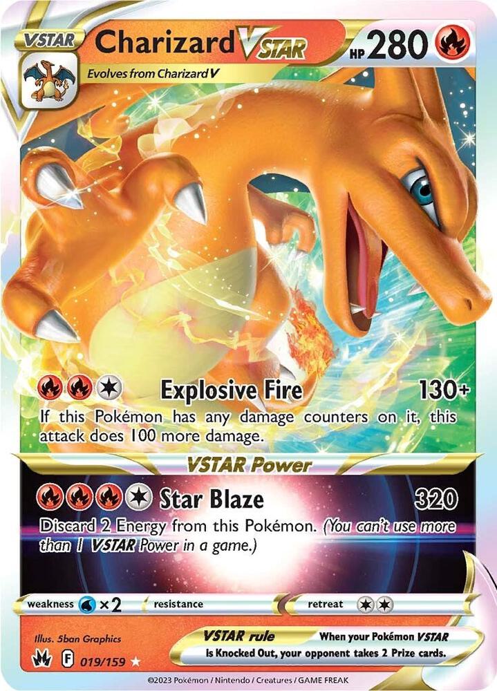 Charizard Vstar #19 SWSH: Crown Zenith