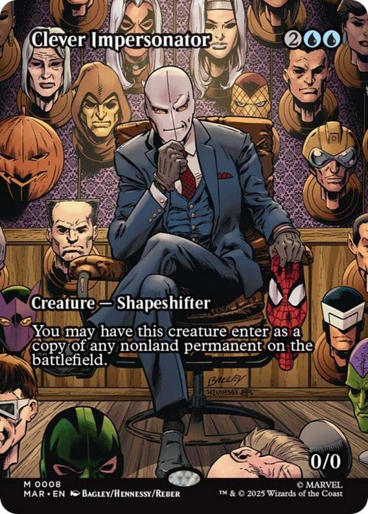Clever Impersonator (Borderless) #8 Marvel Universe Eternal Legal