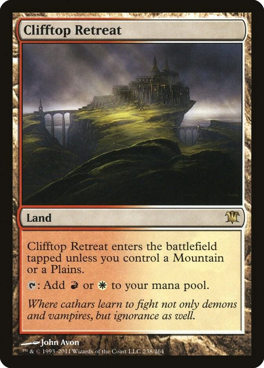 Clifftop Retreat #238 FOIL Innistrad