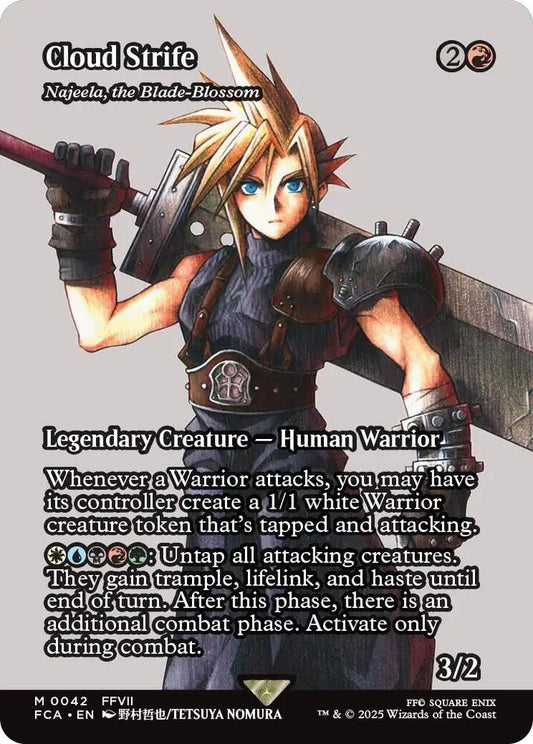 Cloud Strife (Showcase) (Najeela, the Blade-Blossom) #42 Final Fantasy: Through the Ages