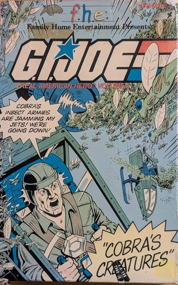 G.I. Joe "Cobra's Creatures" Vol. 5 VHS Big Box (1985)