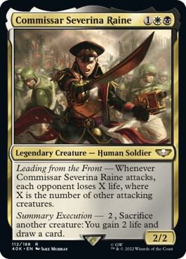Commissar Severina Raine #112 Universes Beyond: Warhammer 40,000