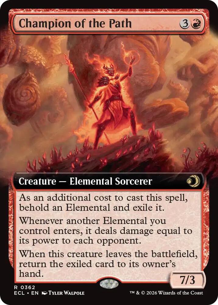 Champion of the Path (Extended Art) #362 Lorwyn Eclipsed
