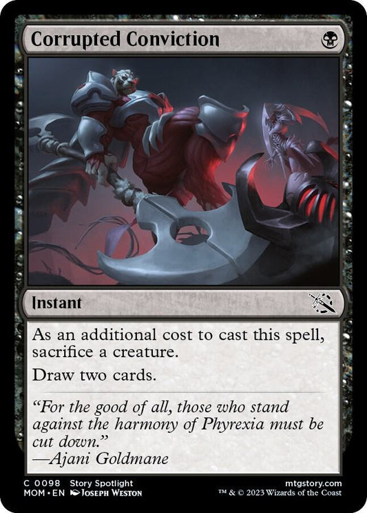 Corrupted Conviction #98 FOIL March of the Machine