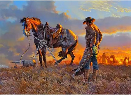Western Cowboy 1000-Piece Puzzle