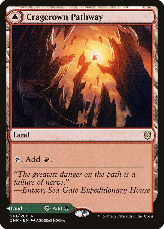 Cragcrown Pathway #261 Zendikar Rising