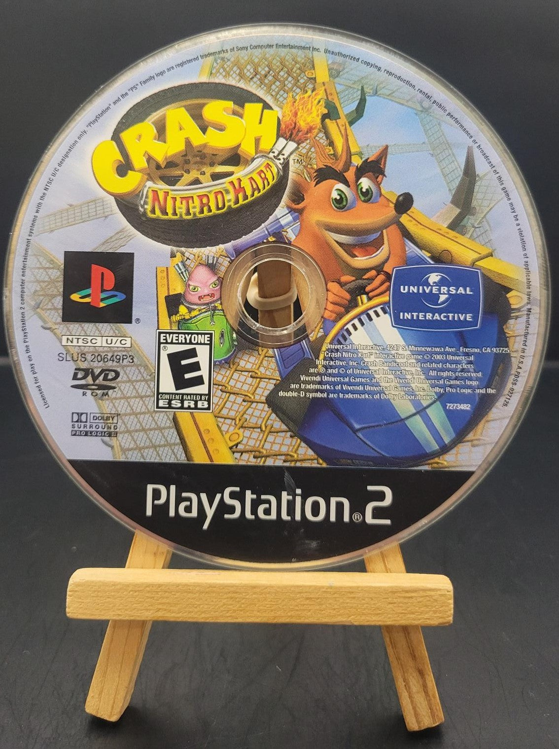 Playstation 2 Crash Nitro Kart (Disc Only)