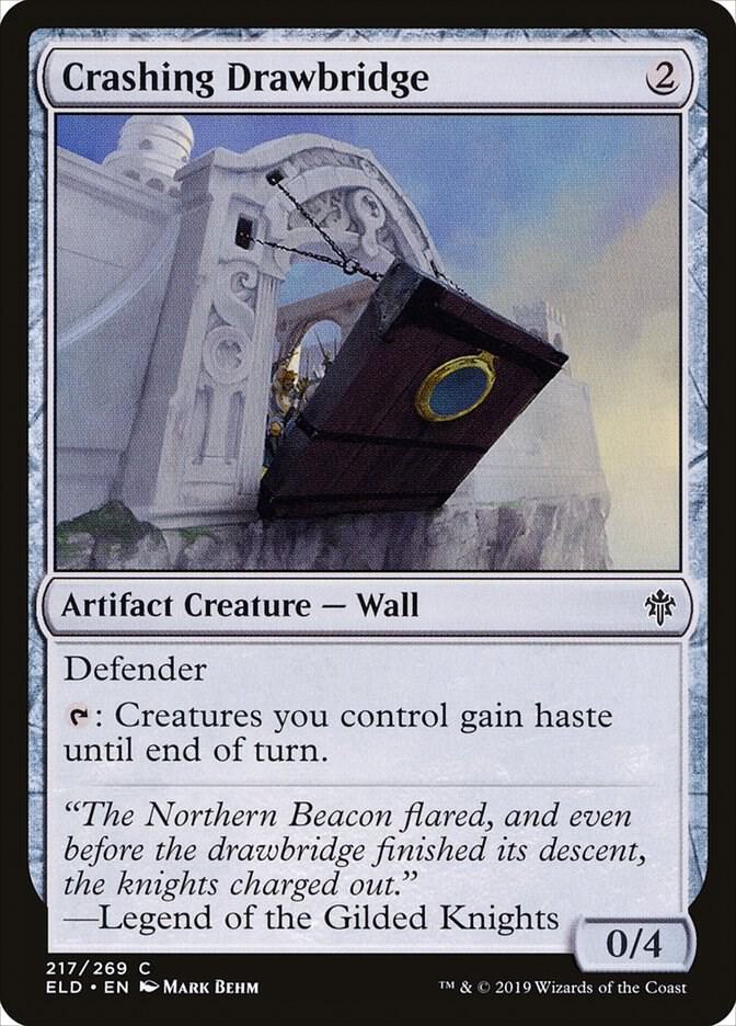 Crashing Drawbridge #217 Throne of Eldraine