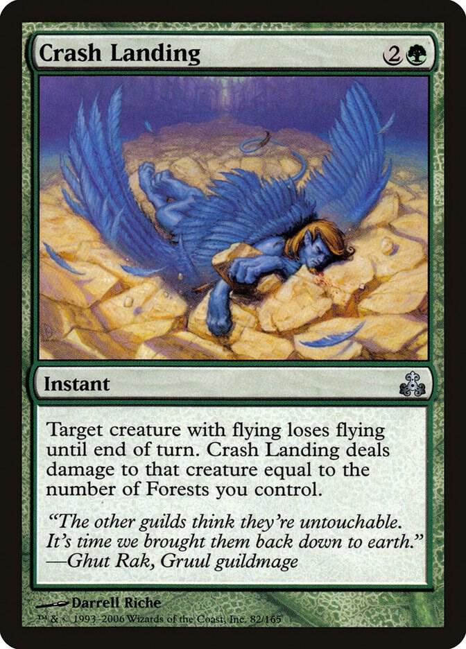 Crash Landing #82 FOIL Guildpact