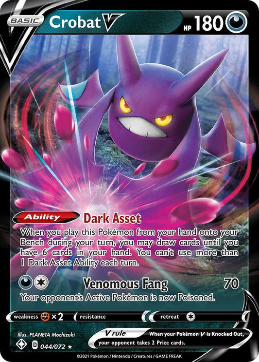 Crobat V #44 Shining Fates
