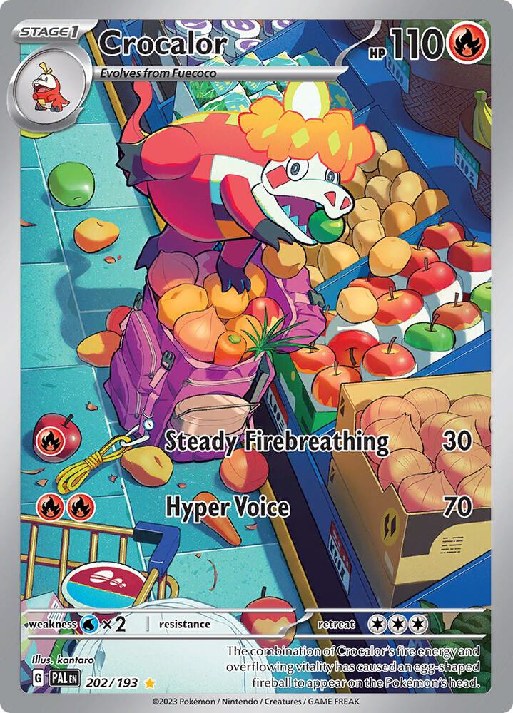 Crocalor #202 SV02: Paldea Evolved