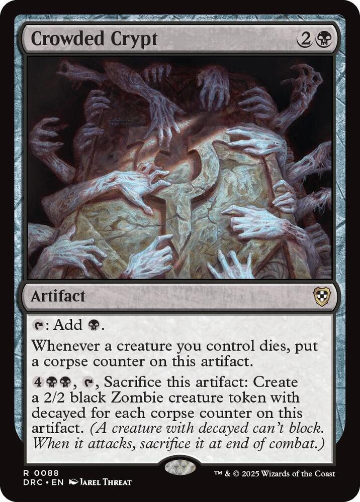 Crowded Crypt #88 Commander: Aetherdrift