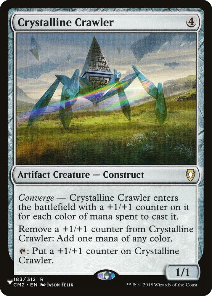 Crystalline Crawler #183 The List Reprints