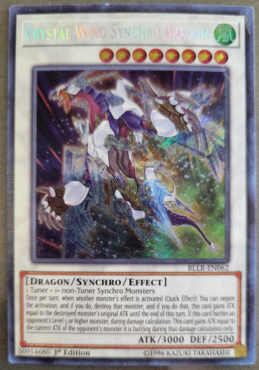 Crystal Wing Synchro Dragon 1st Edition Battles of Legend Light's Revenge