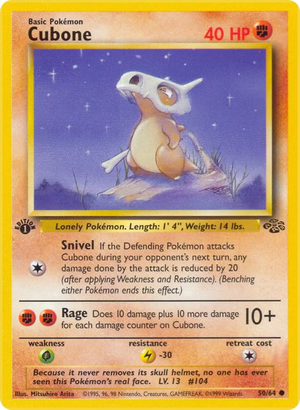 Cubone (1st Edition) #50 Jungle