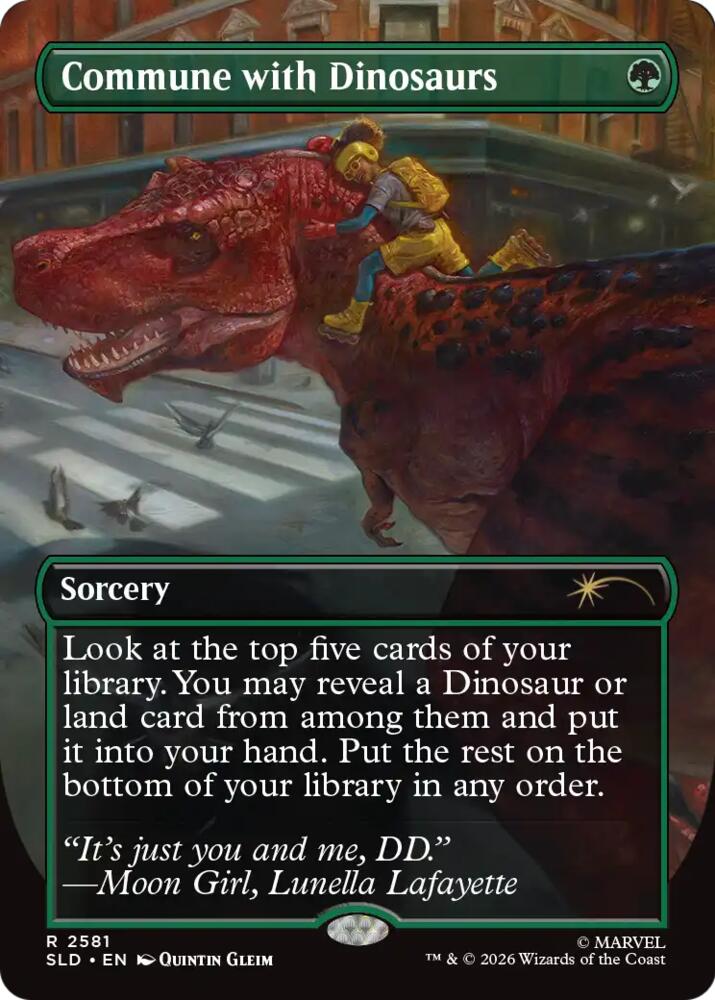 Commune with Dinosaurs #2581 Secret Lair Drop Series