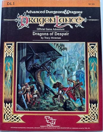 Dragonlance: Dragons of Despair DL1 (1st Edition)(1984)