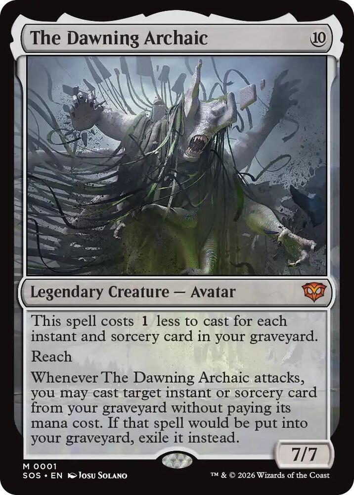 The Dawning Archaic #1 FOIL Secrets of Strixhaven