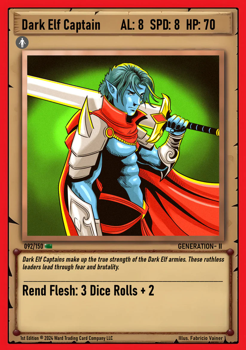 Dark Elf Captain #92 Ward Gen II
