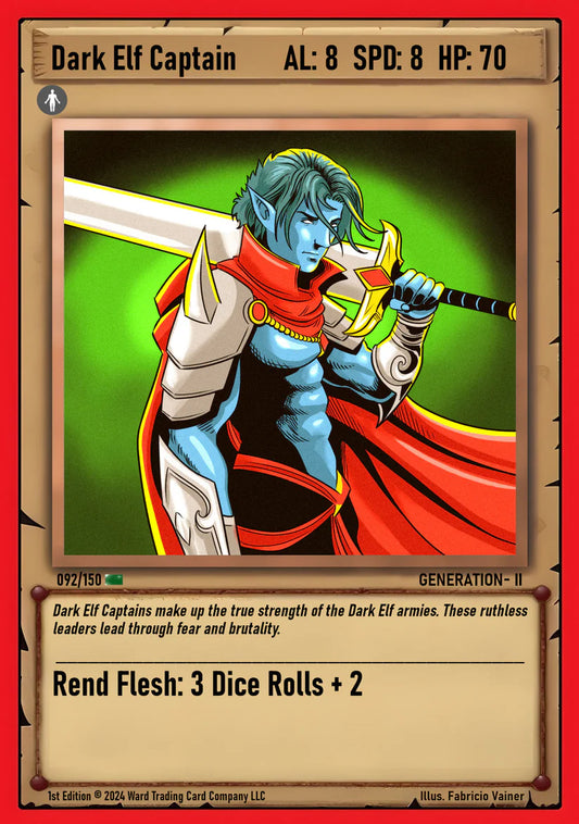 Dark Elf Captain #92 Ward Gen II