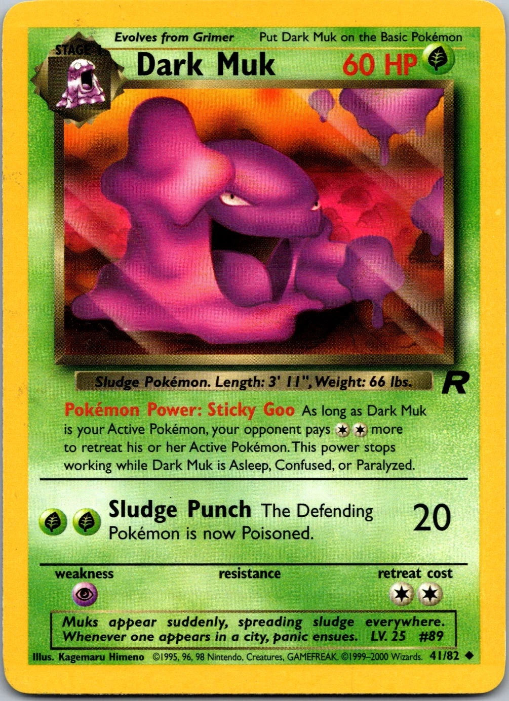 Dark Muk #41 (Unlimited) Team Rocket