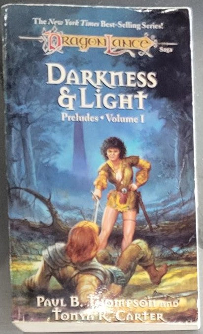 Darkness & Light (Preludes #1) (Dragonlance) - Thompson, Carter (1989) 8th printing