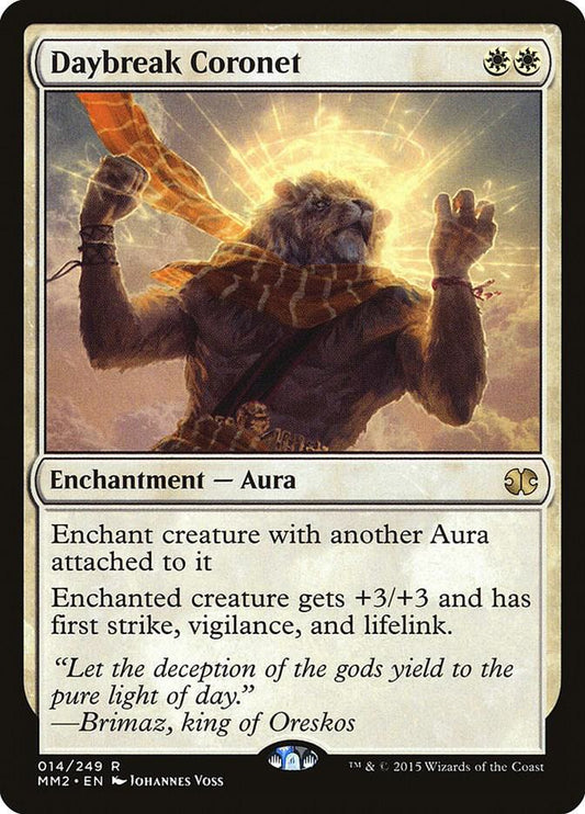 Daybreak Coronet #14 FOIL Modern Masters 2015