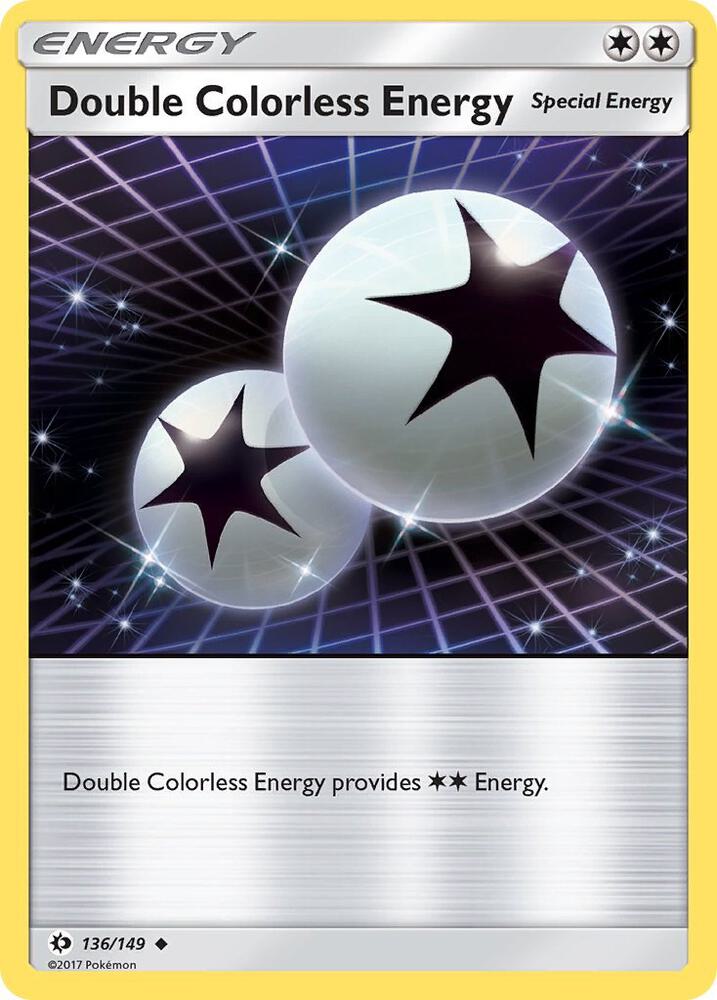 Double Colorless Energy #136 SM Base Set