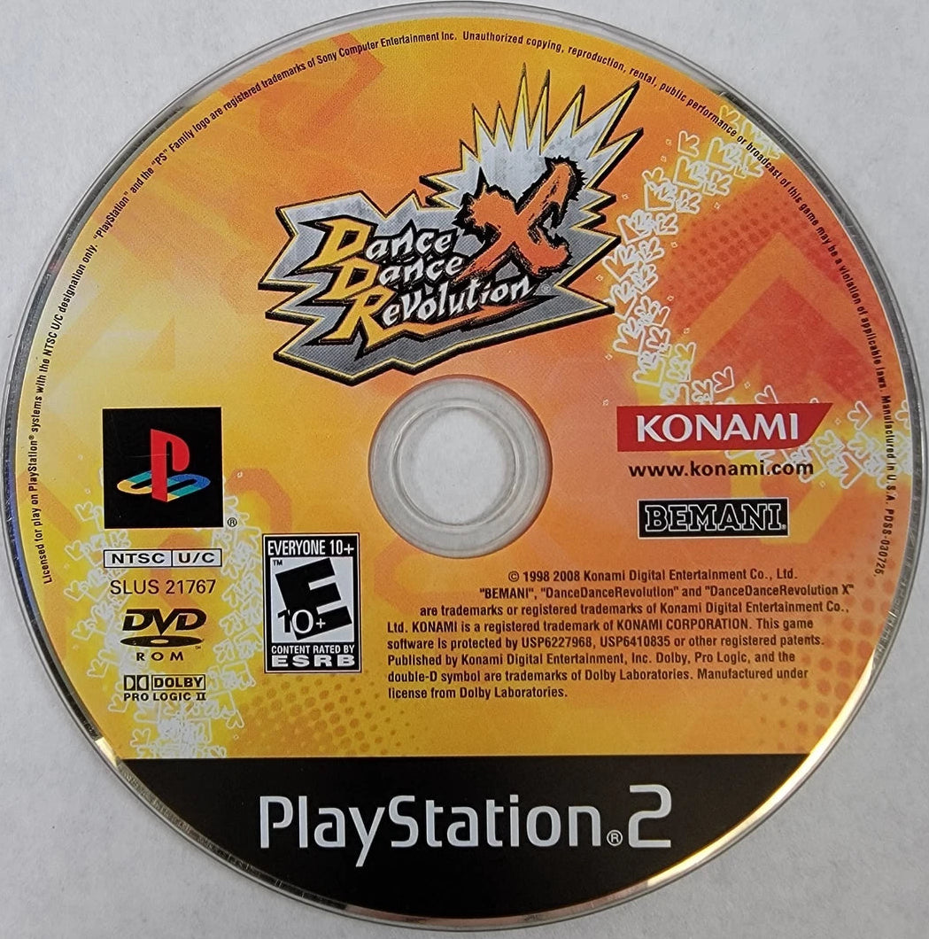PS2 Dance Dance Revolution: X (Disc Only)