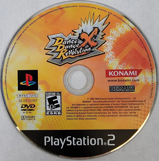 PS2 Dance Dance Revolution: X (Disc Only)