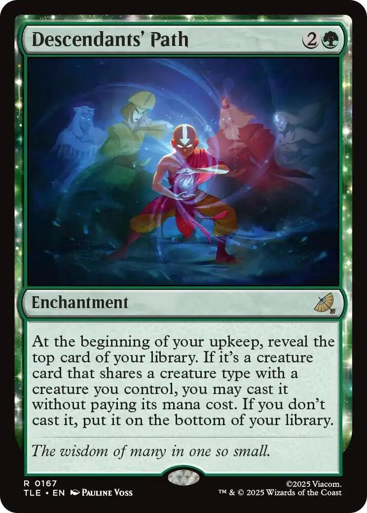 Descendants' Path #167 FOIL Avatar: The Last Airbender: Eternal-Legal