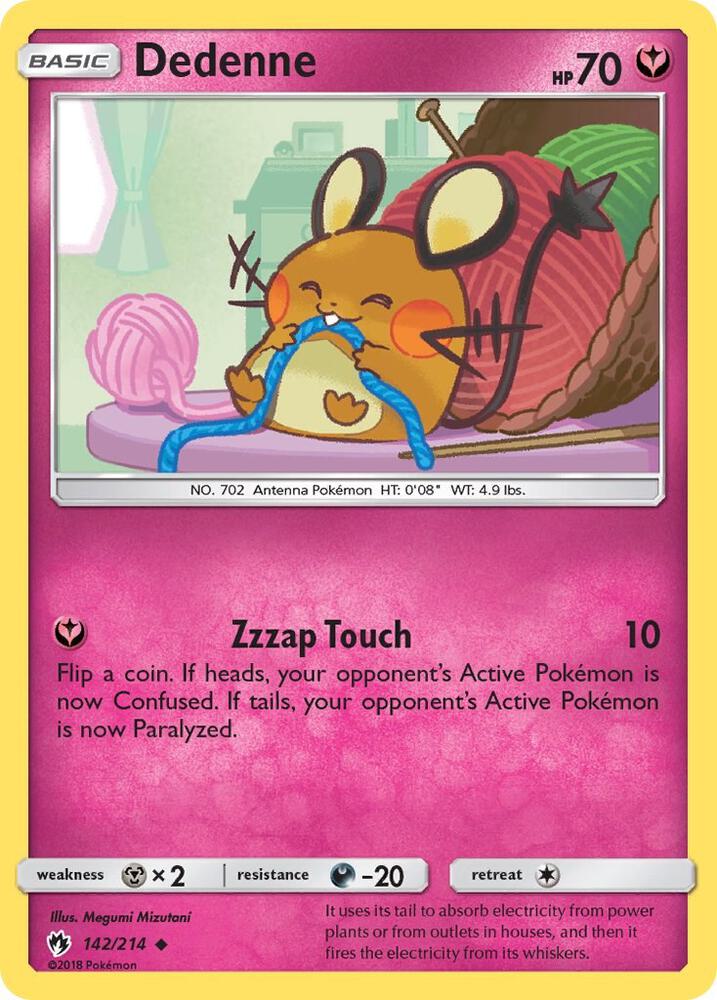 Dedenne #142 SM - Lost Thunder