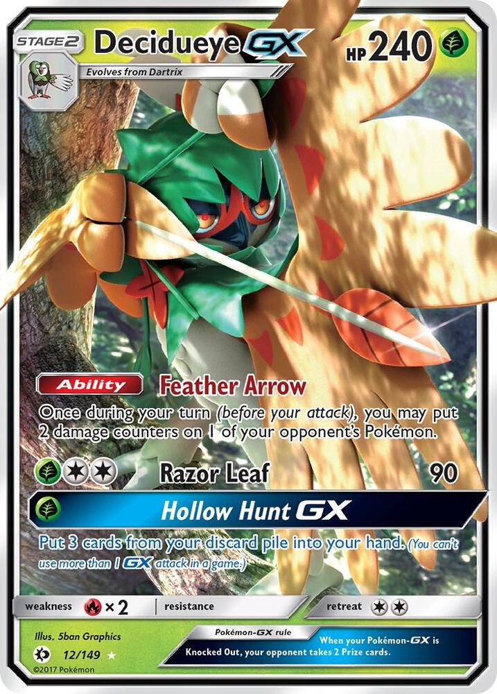 Decidueye GX #12 SM Base Set