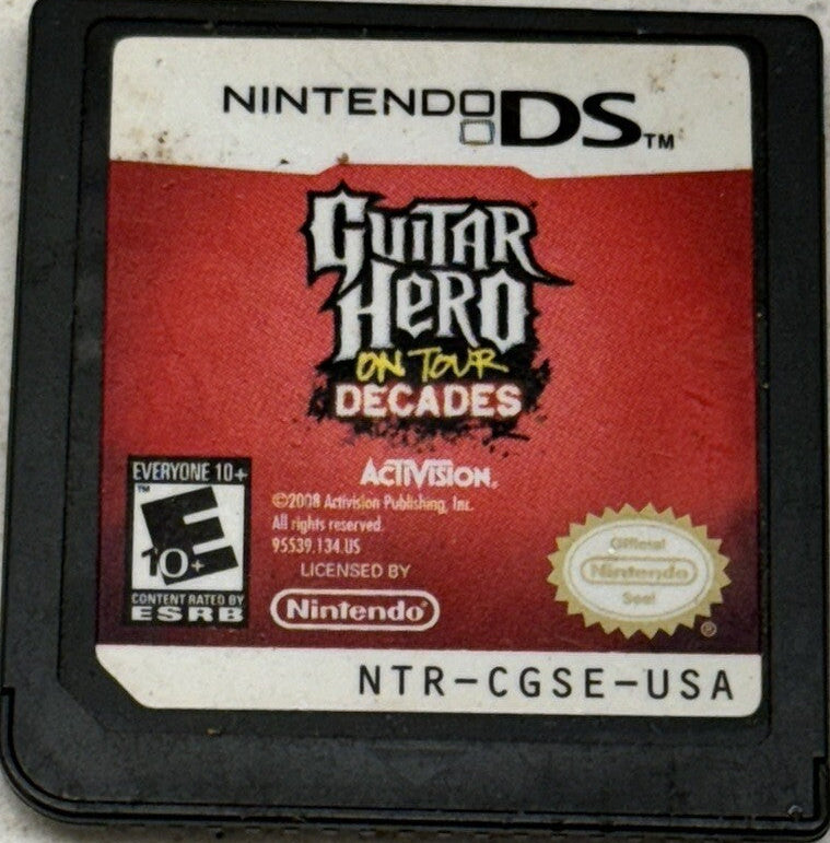 DS Guitar Hero On Tour Decades
