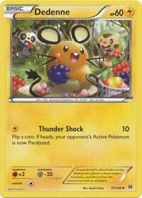 Dedenne #57 REVERSE HOLOFOIL XY - BREAKthrough
