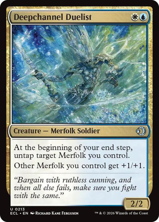 Deepchannel Duelist #213 FOIL Lorwyn Eclipsed