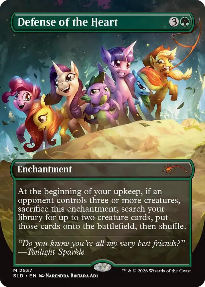 Defense of the Heart #2537 FOIL Secret Lair Drop Series
