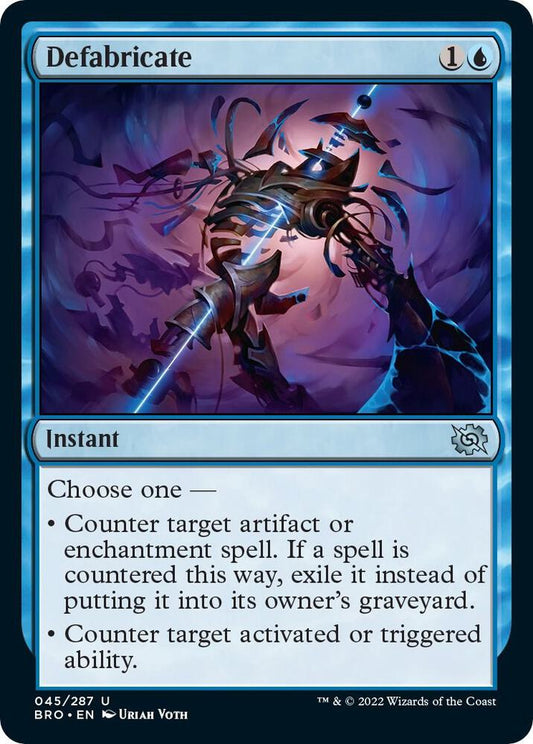 Defabricate #45 FOIL The Brothers' War