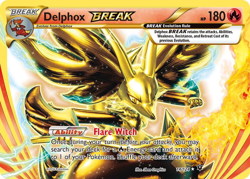 Delphox BREAK #14 XY - Fates Collide