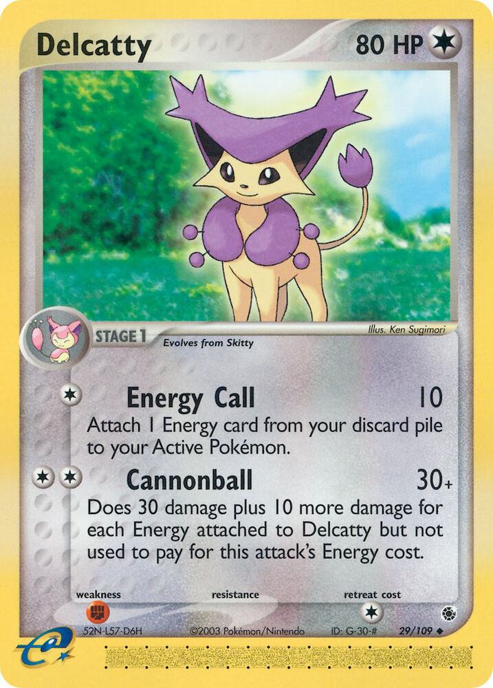 Delcatty #29 FOIL Ruby and Sapphire