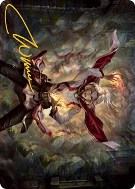 Delina, Wild Mage Art Card #31 (Gold-Stamped Signature) Art Series: Adventures in the Forgotten Realms