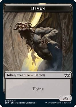 Demon #9 // Marit Lage #11 Token FOIL Double Masters