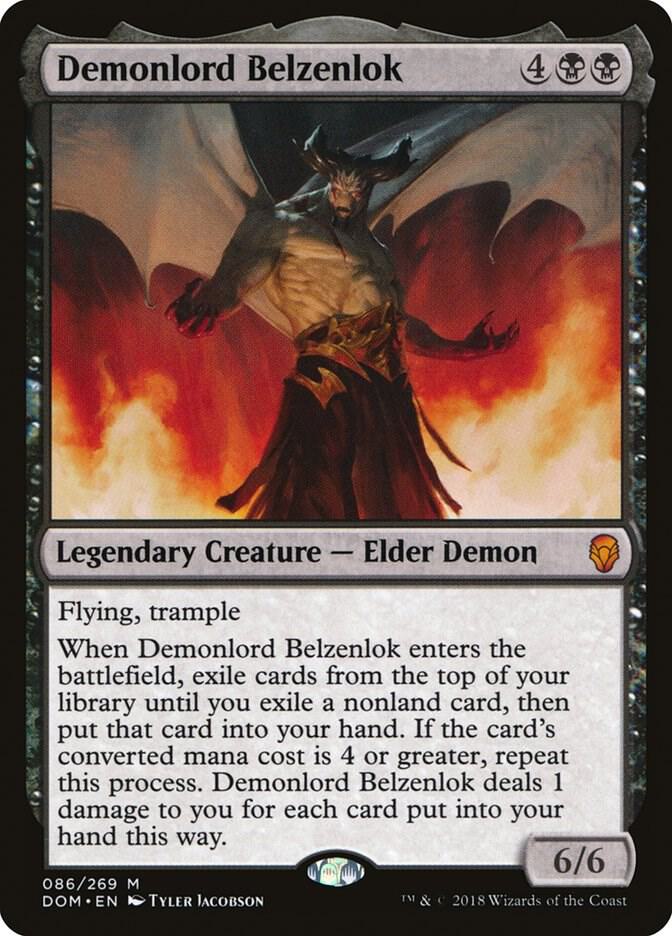 Demonlord Belzenlok #86 FOIL Dominaria