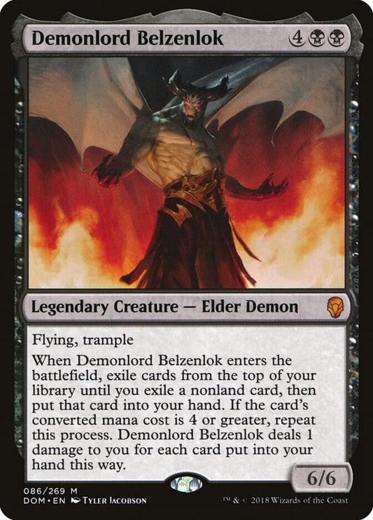Demonlord Belzenlok #86 FOIL Dominaria