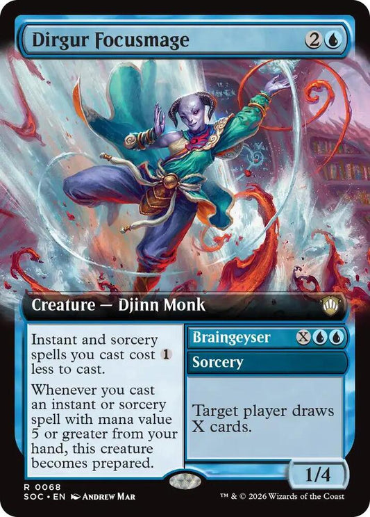 Dirgur Focusmage (Extended Art) #68 Commander: Secrets of Strixhaven